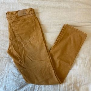 Madewell Corduroy Straight Cut Pants